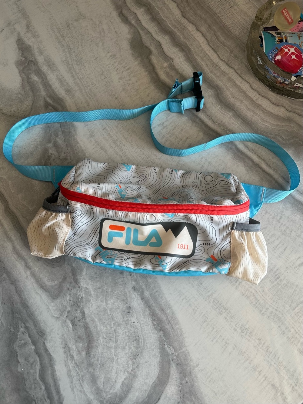 FILA Trail Topographical Design Fanny Pack